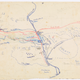 First sketch map of the Shire, 1938. Bodleian MS. Tolkien Drawings 104r. © The Tolkien Estate Limited 1988